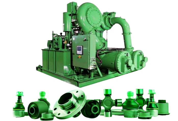 High-quality rotating equipment including compressors, pumps, and turbine expanders for industrial applications